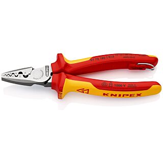 KNIPEX Kliešte lisovacie na koncové dutinky TT