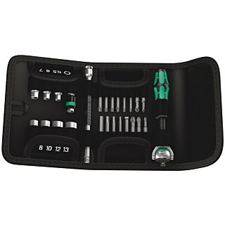 WERA Sada račne 1/4" Kraftform Kompakt Zyklop Speed, 26 dielna