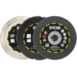 RYOBI Sada kotúčov pre okružné píly 3  ks