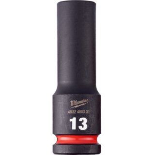 MILWAUKEE Nástrčný kľúč 1/2" - Hex 13 SHOCKWAVE™ predĺžený