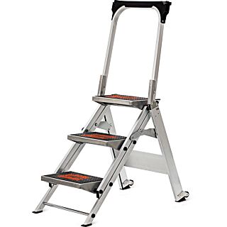 LittleGiant Hlikíkové schodíky SAFETY STEP™, 3-stupňový s madlom