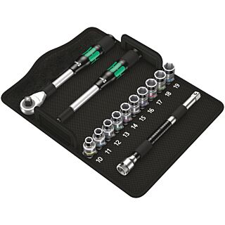 WERA Sada račne Zyklop Hybrid 1/2", 13 dielna