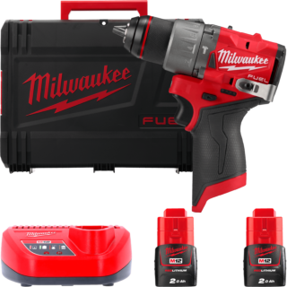 MILWAUKEE M12 FUEL™ Aku vŕtačka s príklepom - kompaktná