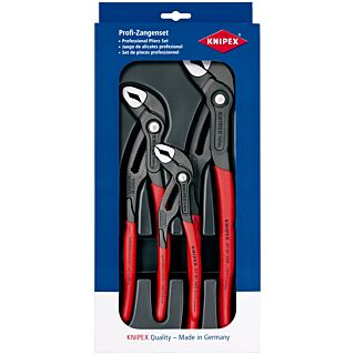 KNIPEX Kliešte inštalatérske Cobra® 3 kusy (180, 250, 300)