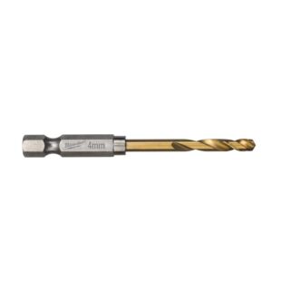 MILWAUKEE Vrták do kovu RED HEX SHOCKWAVE™ HSS-G TiN O 4 mm