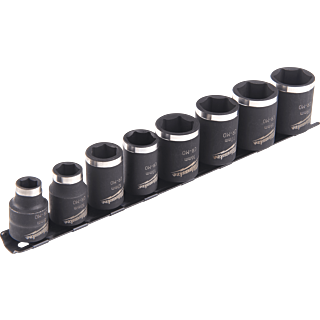 MILWAUKEE Sada nástrčných kľúčov SHOCKWAVE 3/8" krátke 8ks
