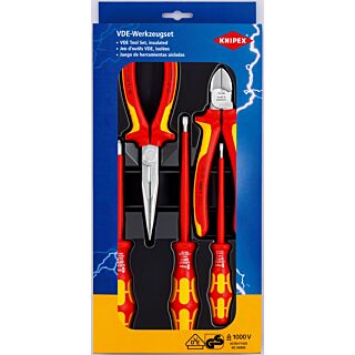 KNIPEX Kliešte a skrutkovače do 1000 V, sada v kartóne