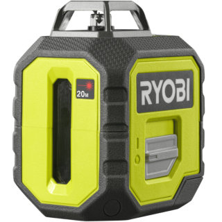 RYOBI Krížový líniový laser 360° - červený
