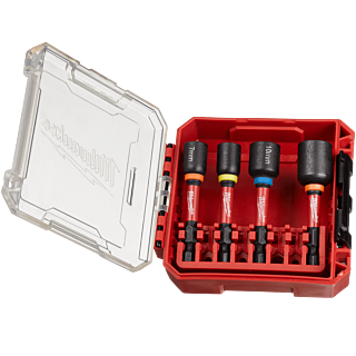 MILWAUKEE Sada magnetických nástrčných kľúčov SHOCKWAVE™ 4 ks