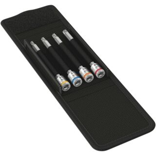 WERA Sada nástrčných kľúčov Zyklop 1/4" TORX® Belt A 3 HF, 4 dielna
