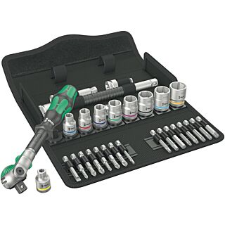 WERA Sada račne 3/8" Zyklop Speed Imperial, 29 dielna