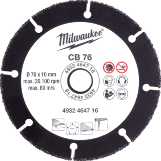 MILWAUKEE Mini karbidový kotúč 76mm pre M12 FCOT