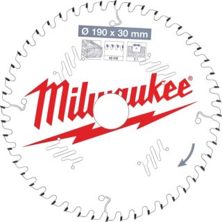 MILWAUKEE Pílový kotúč drevo 190X30X2.1X48ATB