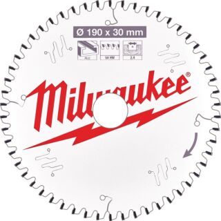 MILWAUKEE Pílový kotúč hliník 190X30X2.4X54TF NEG.