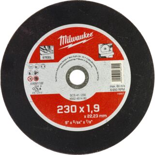 MILWAUKEE Rezný kotúč Contractor SCS 41/230 × 1,9 mm