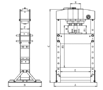 Chicago Pneumatic dielensky lis CP86200