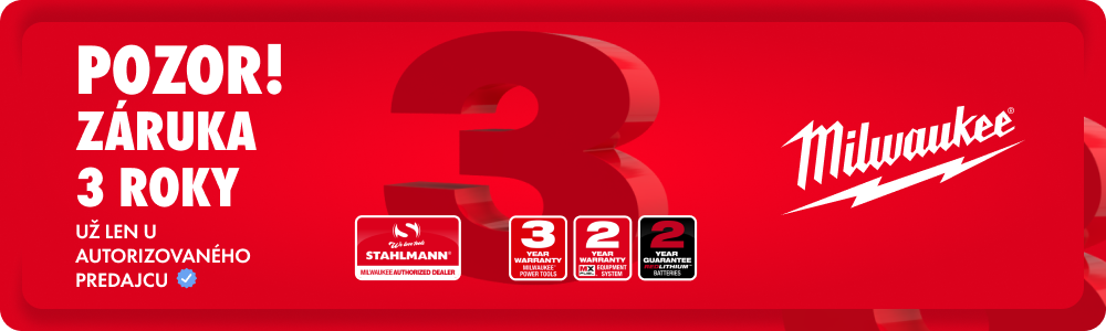 Stahlmann – autorizovaný distribútor Milwaukee®