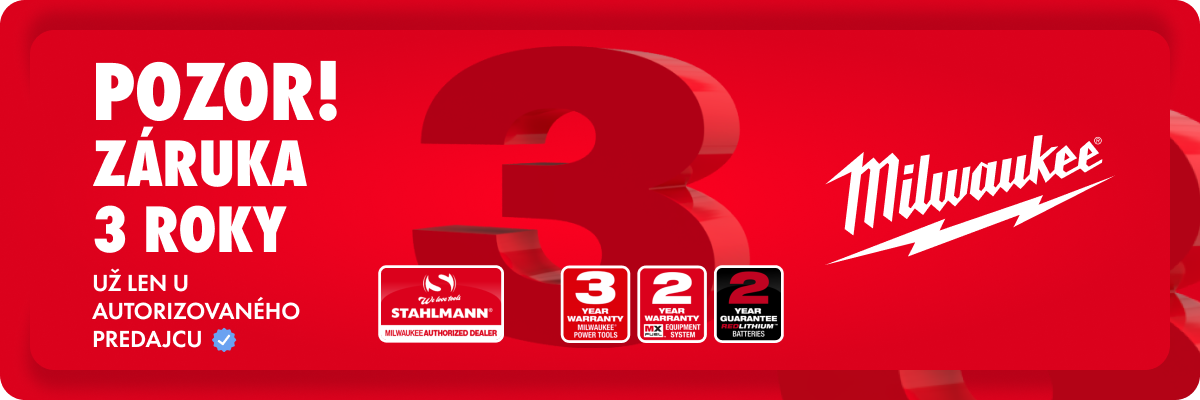 Stahlmann – autorizovaný distribútor Milwaukee®